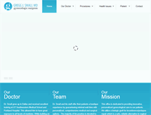 Tablet Screenshot of gregglsmallmd.com